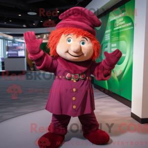 Mascot karakter van een...