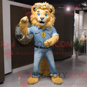 Mascot character of a Gold...