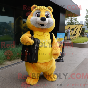 Mascot karakter van een...