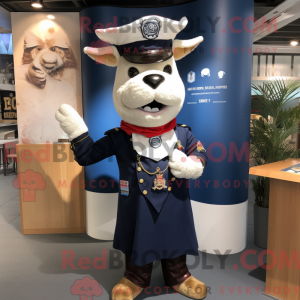 Maskotkarakter af en Navy...