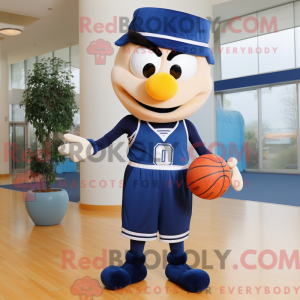 Mascot character of a Navy...