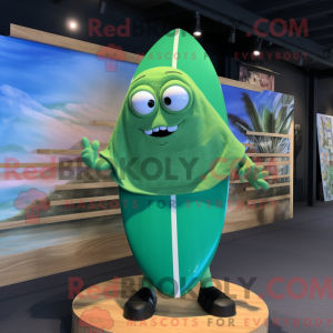 Mascot character of a Green...