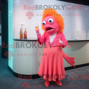 Mascot karakter van een...