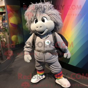 Mascot character of a Gray...
