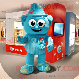 Mascot karakter van een...