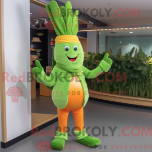 Mascot karakter van een...