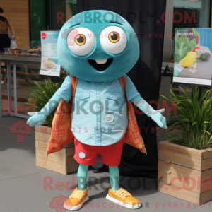 Personagem de máscara de um...