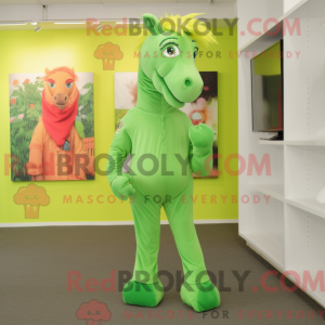 Mascot character of a Lime...