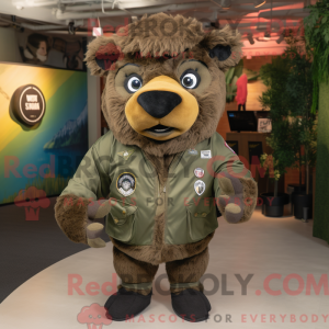 Mascot karakter van een...