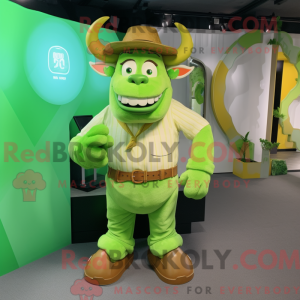 Mascot character of a Lime...