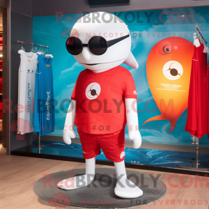 Mascot character of a Red...
