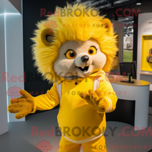 Mascottefiguur van een...