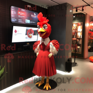 Mascot character of a Red...