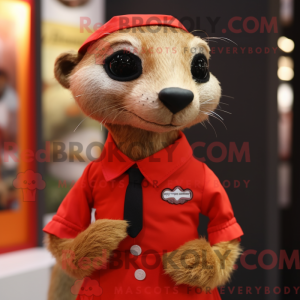 Mascot character of a Red...