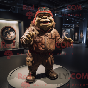 Mascot character of a Rust...