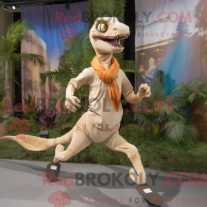 Mascot karakter van een Tan...