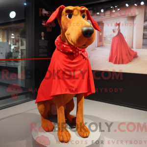 Mascota de un perro rojo...