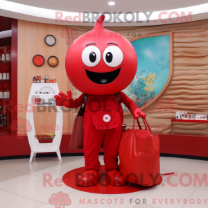 Mascot character of a Red...