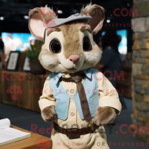 Mascottefiguur van een...