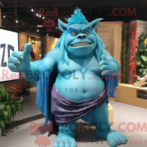 Maskottchen eines Cyan Ogre...