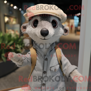 Mascot character of a Gray...