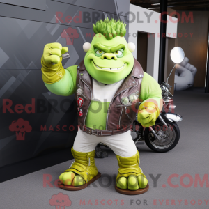 Mascot character of a Lime...