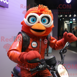 Personaje mascota de un pez...