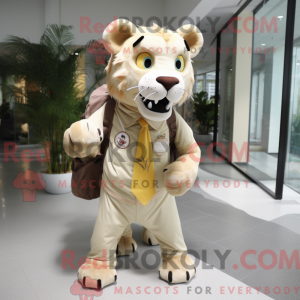 Mascot character of a Cream...