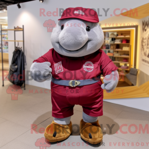 Maskot karakter af en...
