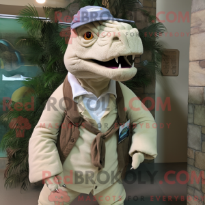 Mascottefiguur van een...