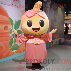Mascot character of a Peach...