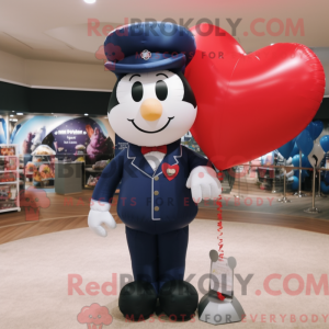 Personaje mascota de globos...