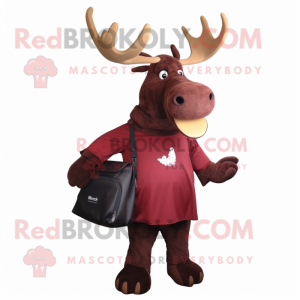 Maroon Moose mascotte...