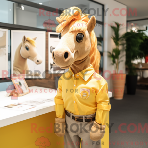 Mascottefiguur van een...
