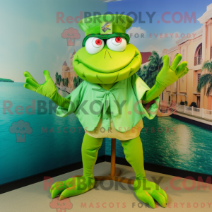 Mascot character of a Lime...