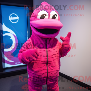 Mascottefiguur van een...