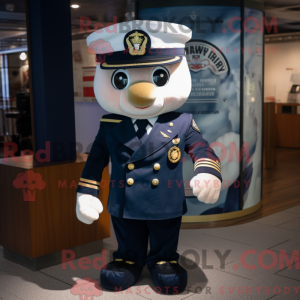 Mascot character of a Navy...