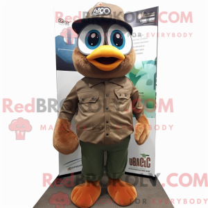 Mascottefiguur van een...