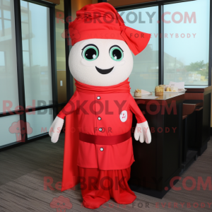 Mascot character of a Red...