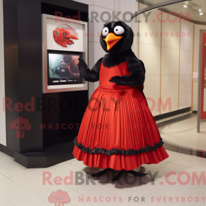 Mascot character of a Red...