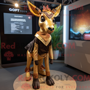 Mascot character of a Gold...