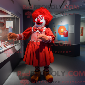 Mascot character of a Red...