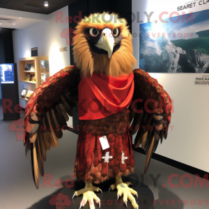 Maskotkarakter af en Red...
