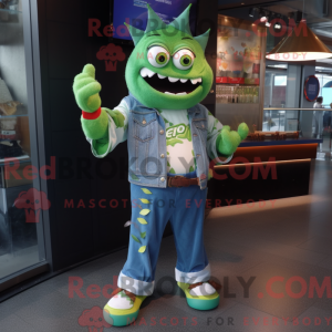 Personagem de máscara de um...