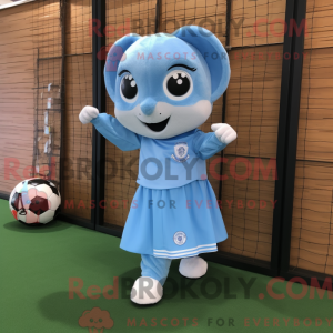 Mascottefiguur van een...