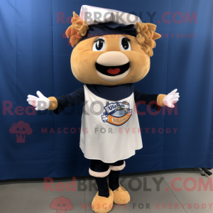 Mascottefiguur van een Navy...