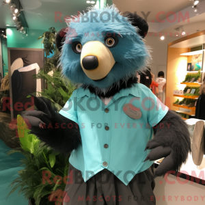 Mascot karakter van een...