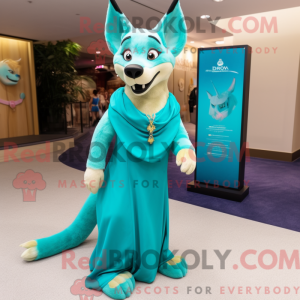 Mascot karakter van een...