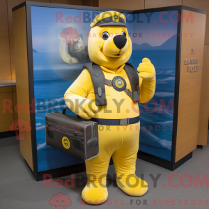 Mascot character of a...