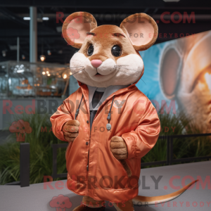 Mascottefiguur van een...